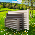 Steel Louvered Fence  (installation to Soil) 