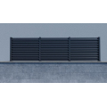 Steel Louvered Fence Panel (Installation on concrete )