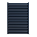 Steel Louvered Fence Panel (Installation on concrete )