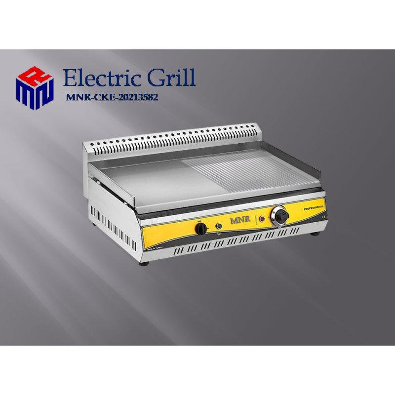 Electric Half Grooved Plate Grill -27.5''