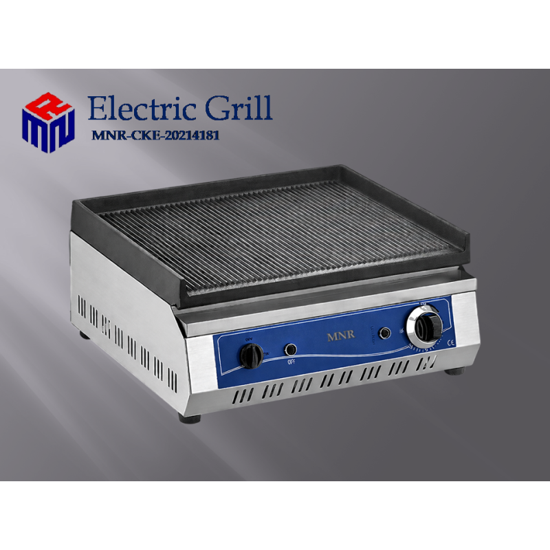 Fully Grooved Cast Iron Electric Grill 20''