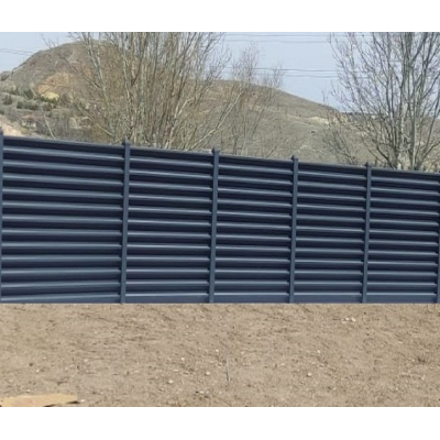Louvered Fence  (installation to Soil)
