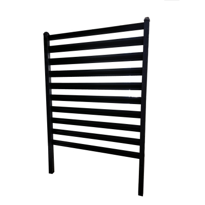 spaced Louvered Fence  (installation to Soil)