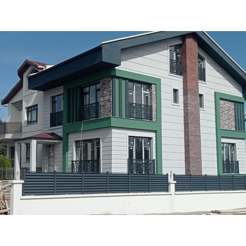 Aluminum Louvered Fence (Installation on concrete ) 