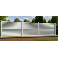 Louvered Fence (Installation on concrete )