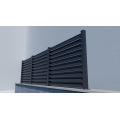 Aluminum Louvered Fence (Installation on concrete ) 