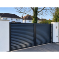 Steel Louvered Double Swing Gate