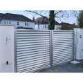 Steel Louvered Double Swing Gate